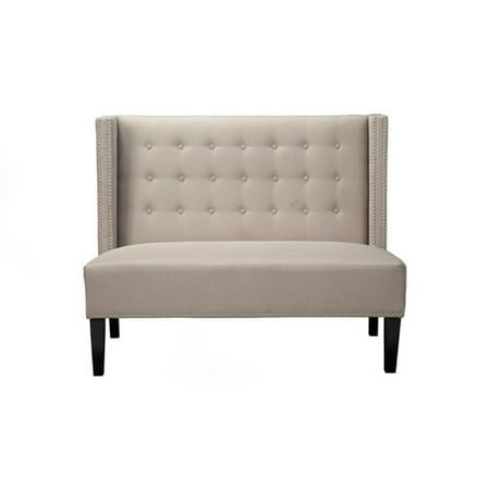Canora Grey Adames Nailhead Trim On Tufted Back Upholstered Bench Canora Grey Adames Nailhead Trim On Tufted Back Upholstered Bench