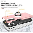 thumbnail image 2 of Case for Samsung A32 5G [Not fit A32 4G], Light Shockproof Protective Cover with Built-in Rotating Holder Kickstand Compatible for Samsung Galaxy A32 5G (Pink), 2 of 7