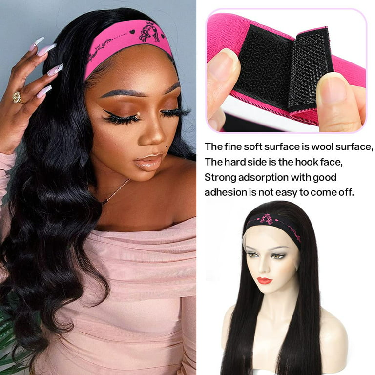 3Pcs Elastic Bands for Wig Edges Adjustable Lace Melting Band for Baby Hair  Frontal Wig Band Edge Slayer Band Comfortable