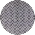 thumbnail image 1 of Ahgly Company Machine Washable Indoor Round Industrial Modern Cloudy Gray Area Rugs, 6' Round, 1 of 7