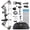 Black, variant on GRWOLF Compound Bow Package for Beginners & Intermediate, Hunting & Target Archery, 19-70 lbs Draw Weight, 19-30" Draw Length (Starting 31 Ghost Color)