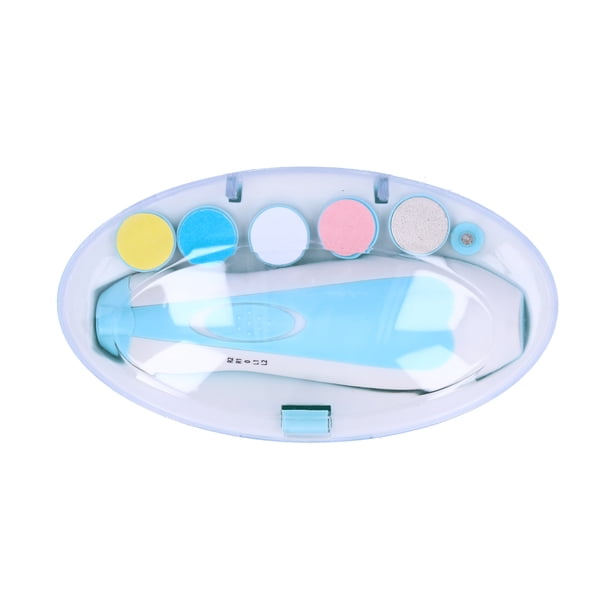 Lima De Uñas, Kit De Manicura Eléctrica Para Amoladora De Uñas Para Bebés ABS Premium Para El Hogar Para Niños De 0 A 3 Años