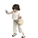 thumbnail image 5 of Guardurnaity Verano estilo casual niñas sin mangas tops pantalones conjunto senderismo diseño simple niños chaleco pantalones kit partywear conjuntos de ropa 110cm, 5 of 6