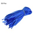 thumbnail image 3 of Uxcell Watermelon Nets Hanging Melon Hammocks Reusable Fruit Net Bag for Garden 50 Pack Blue 13.78 Inch, 3 of 6