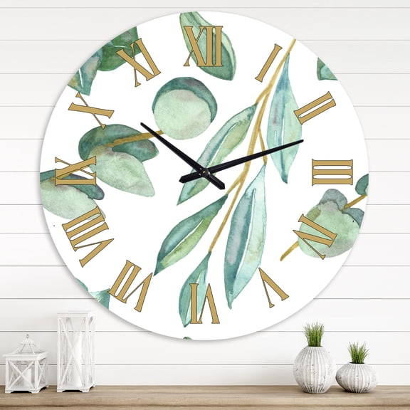 Designart 1 in Quartz Traditional Wall Clock