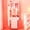 Hot Pink-Sliding Mirror, variant on Ktaxon Makeup Vanity Table for Small Spaces, Vanity Table Set with Charging Station and Sliding Mirror, Bedroom Makeup Table, Pink