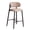 Brown-2, variant on Bar Stools, Counter Height Barstools with Back Modern Leather Bar Chairs Wood Frame with Footrest Tall Stools for Kitchen Island Dining Room Kitchen Bar Coffee Corner