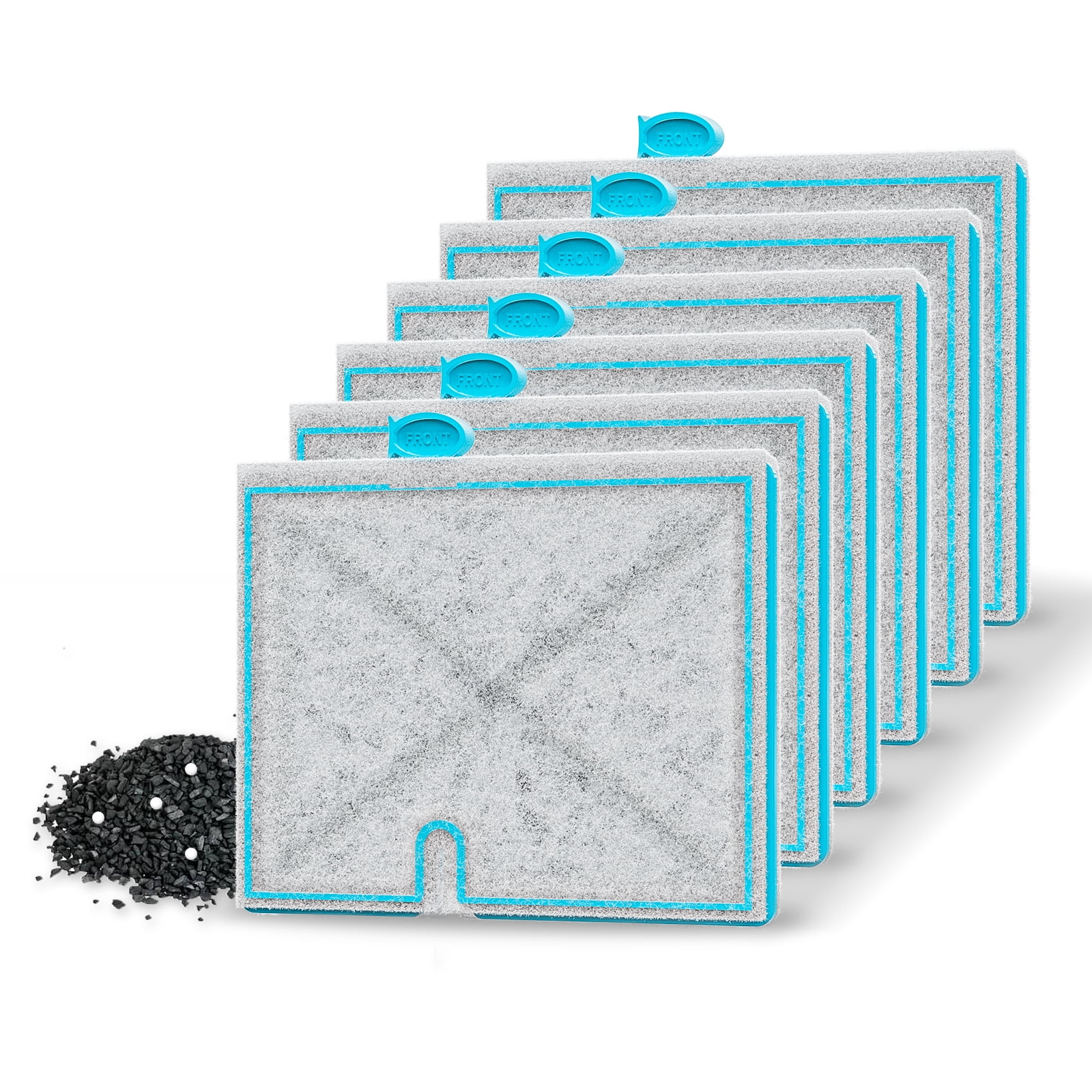 Pawfly 6 Pack Fish Tank Filter Cartridges for Aqueon QuietFlow 10