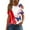 Army Green, variant on SELONE Red White Blue Shirts Independence Day Womens Summer Tops Fashion Female Round Neck Loose T Shirt Tops Womens American Flag Apparel Plus Size Patriotic Clothing Get Your Party Started Blue S
