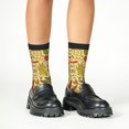 thumbnail image 4 of Fuzoiu Fruits And Vegetables Print Kids Socks For Boys Girls,Grip Crew Socks with Non Slip,Lightweight Stretch Crew Socks,Toddlers Crew Boot Socks, 4 of 5
