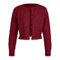 thumbnail image 3 of HCYSFG Womens Textured Sweater Crewneck Long Sleeve Cropped Fit Relaxed Pullover Casual Everyday Lightweight Knit Tops, 3 of 3