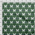 thumbnail image 4 of oneOone Silk Tabby Green Fabric Check Sewing Craft Projects Fabric Prints By Yard 42 Inch Wide, 4 of 4