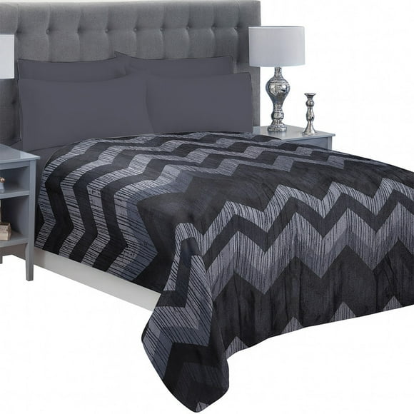 Frazada Matrimonial Ligera Estampada, Flannel Extra Suave MOD . CHRISTOFER