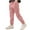 Pink#05, variant on Favoffer Boys' Summer Solid Color Cuffed Cargo Pants Multi-Pocket Casual Travel Camping Sports 3-14Y