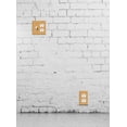 thumbnail image 4 of WIRESTER Double 1-Gang Toggle Light and 1-Gang Duplex Outlet Switch Plate/Wall Plate Cover, Bamboo Wood Texture, 4 of 6