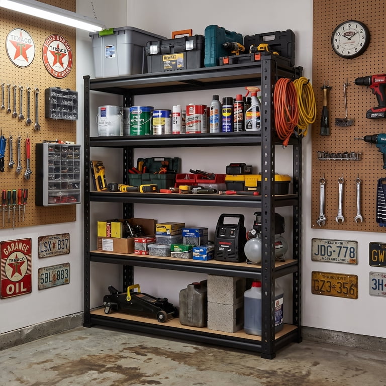 TrumanPick 5-Tier Adjustable Garage Shelves, 1600 lbs Capacity photo 3