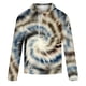 thumbnail image 4 of Sudadera informal con estampado de degradado y media cremallera para hombre Pompotops  oipoqjl52292, 4 of 5