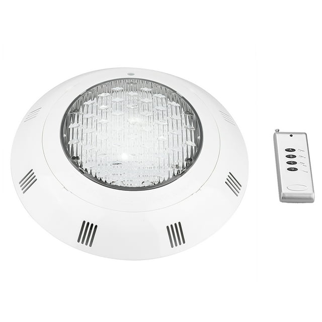 Luz de piscina LEDRGB, luz brillante de piscina de 12 V y 24 LED RGB, luz brillante de piscina con control remoto, materiales de la mejor calidad