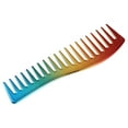 thumbnail image 5 of Vocoste Wide Tooth Hair Comb All Purpose Detangling Styling Comb Plastic Multicolor, 5 of 6