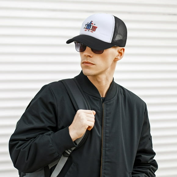 Pavied Baseball Cap Trucker Hat Duck Tongue Hat Fashion Men's And Women's Sunshade Net Hat Spring And Summer Print Adult Sunscreen Duck Tongue Baseball Hat Visor Hats Snapback Hats White 1 One Size