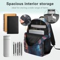 thumbnail image 5 of HUIACONG Cute Highland Cow School Backpack for Students 6-18 Ergonomic Padded Shoulder Straps Large Capacity Bookbag for Elementary Middle High School Boys Girls Daily Use, 5 of 7