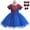 Red+Accessories, variant on Little Girls Spider Hero Princess Dress Kids Halloween Christmas Costume