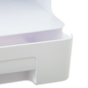 Pen Gear White Tall Organizer Plastic Desktop Organizer