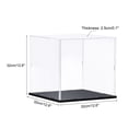thumbnail image 2 of Unique Bargains Clear Display Case Acrylic Box, Assemble Transparent Box Dustproof Showcase 30x30x30cm for Collectibles, Craft, 2 of 6