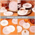 thumbnail image 2 of Shisuyan 2Pcs Silicone Coaster Mold Non-stick DIY Mold Serving Tray Mold Cup Mat Casting Mold Decorative Mold, 2 of 8