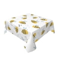 thumbnail image 2 of Wukai Bee Waterproof Tablecloth for Kitchen Dining, Fits Square Tables for 2-4 Seats -60"x60", 2 of 7