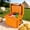 Orange, variant on LiteHaven 25QT Hard-Sided Rotomolded Coolers, Turquoise Small Ice Chest with T-Latches, Insulated Travel & Camping Cooler, Beach Essentials Orange