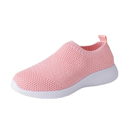 Eashery Shoes for Women Workout Sneakers Casual Womens Shoes Flats Pink 37