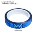 thumbnail image 2 of 20mm x 50m Prism Tape, Holographic Reflective Self Adhesive for DIY Art Craft Wrapping Decoration, Blue, 2 of 5