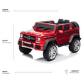 thumbnail image 3 of Kids VIP 12 V Mercedes Maybach G650 4X4 Camion à Chevauchée 1 Place avec Roues en Caoutchouc, Musique et Télécommande, 3 of 9