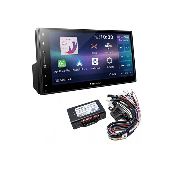 Pioneer DMH-W3000NEX 6.8" Indash Digital Media Receiver Apple CarPlay Android Auto   Steering Wheel Control