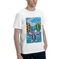 thumbnail image 2 of Bingfone Little Sea Turtles Men'S Loose Fit Short-Sleeve Pocket T-Shirt, 2 of 7