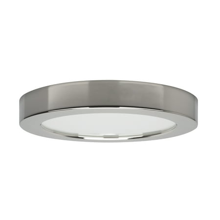 

SATCO Lighting S21527 7 Wide Integrated Led Flush Mount Round Drum Ceiling Fixture -