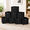 Black-8 Pack, variant on 13 Inch Record Cube Storbcollapsible Fabric Cubes Decorative Basket Apply To Clothes Organizer Box Shelves In Closet Laundry Cente