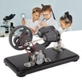 thumbnail image 4 of Hot Air Stirling Engine Motor Model Educational Toy Electricity Power Generator LED Education Model Toy Kit For Kids Adults Desktop Educational Toy Collection Unique Gift, 4 of 8