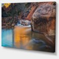 thumbnail image 2 of Impression sur Toile Paysage Rivière Vierge à Zion, 2 of 3