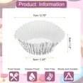 thumbnail image 2 of 400 Contenido de forros para muffins de papel de aluminio plateado, tamaño estándar, moldes de horneado metálicos, 2 of 6