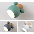 thumbnail image 4 of Lámpara de pared simple y moderna de estilo creativo blanco de Mickey Lámpara de pared estilo Art Deco nórdico para dormitorio, sala de estar, habitación de los niños, comedor, pasillo, escalera JM MX-0139072FYD, 4 of 4