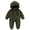 Green, variant on Herrnalise Newborn Baby Fleece Footie Snowsuit Winter Bunting Onesie Cartoon Warm Hooded Romper Jumpsuit Outfits For Girls Boys