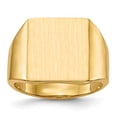 thumbnail image 1 of Bague Signet Homme en Or Jaune 14K, 1 of 5