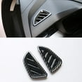 thumbnail image 6 of For MG 5 MG5 2020 2021 Car Central Control Dashboard Air Outlet Vent Cover Trim Decoration Frame Carbon ABS Accessories,3 * Air outlet cover,carbon fiber & black, 6 of 8