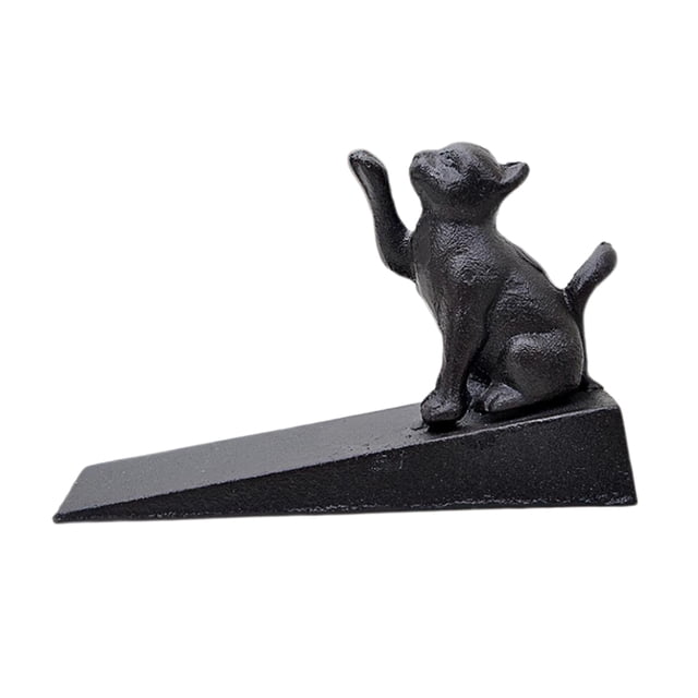 Tope de puerta de hierro fundido con cuña anticolisión y antiarañazos para puerta de baño Cat_2