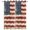 Blue, Red, Black, variant on Outdoor Curtains for Patio Waterproof, American Flag Windproof Pravicy Outside Porch Blackout Curtain, Vintage Blue Red USA Flag Retro Sun Blocking Grommets Curtains for Cabana Gazebo 54"x108"