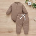 thumbnail image 2 of Yievot Spring Fall Kids Pjs Outfits Cute Printed Long Sleeve Crewneck Streetwear Soft Causal Toddler Baby Girl Set 0-24 Months 2024 Baby Outfits Clothing on Clearance, 2 of 7