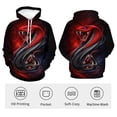 thumbnail image 4 of Rebaike Yin Yang Inspired Dual Snake Hoodie Unisex Gothic Streetwear Red Black Serpent Graphic Pullover Sweatshirt Dark Aesthetic Balance Fire Ice Fantasy 3D Print Hoodie, 4 of 8