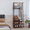 Brown,Single row hook 60 width, variant on Coat Rack Hall Tree with Bench and Shoe Storage,4-in-1 Entryway Organizer,3-Tier Metal Shoe Rack for Front Door,Industrial Design,Sturdy Freestanding Furniture,Brown,100 single row hooks